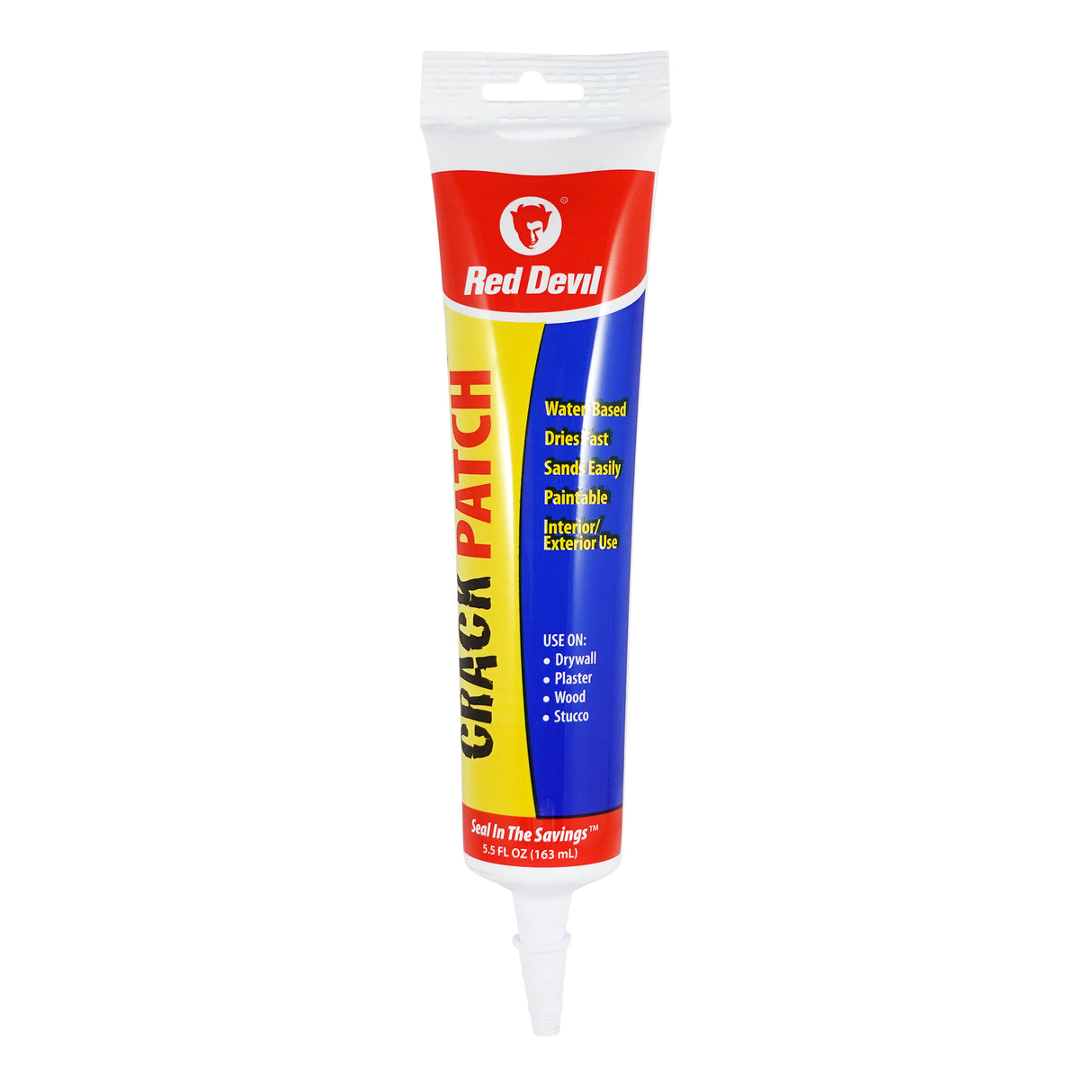 Red Devil Crack Patch™ Premium Acrylic Spackling - 5.5 FL. OZ. Squeeze Tube (163ml)