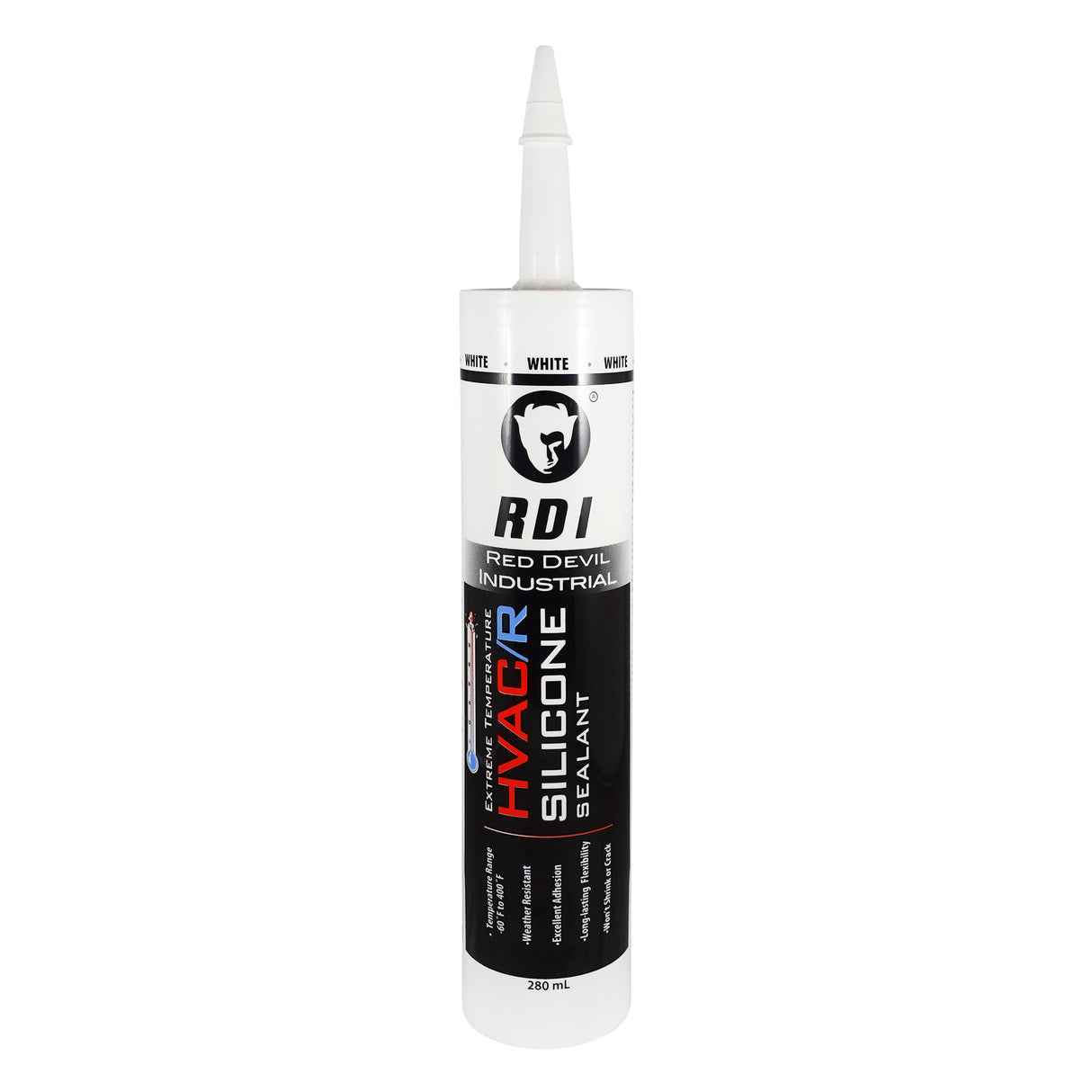 Edit Red Devil Extreme Temperature HVAC/R Silicone Sealant 10.1 Fl. Oz. Cartridge White