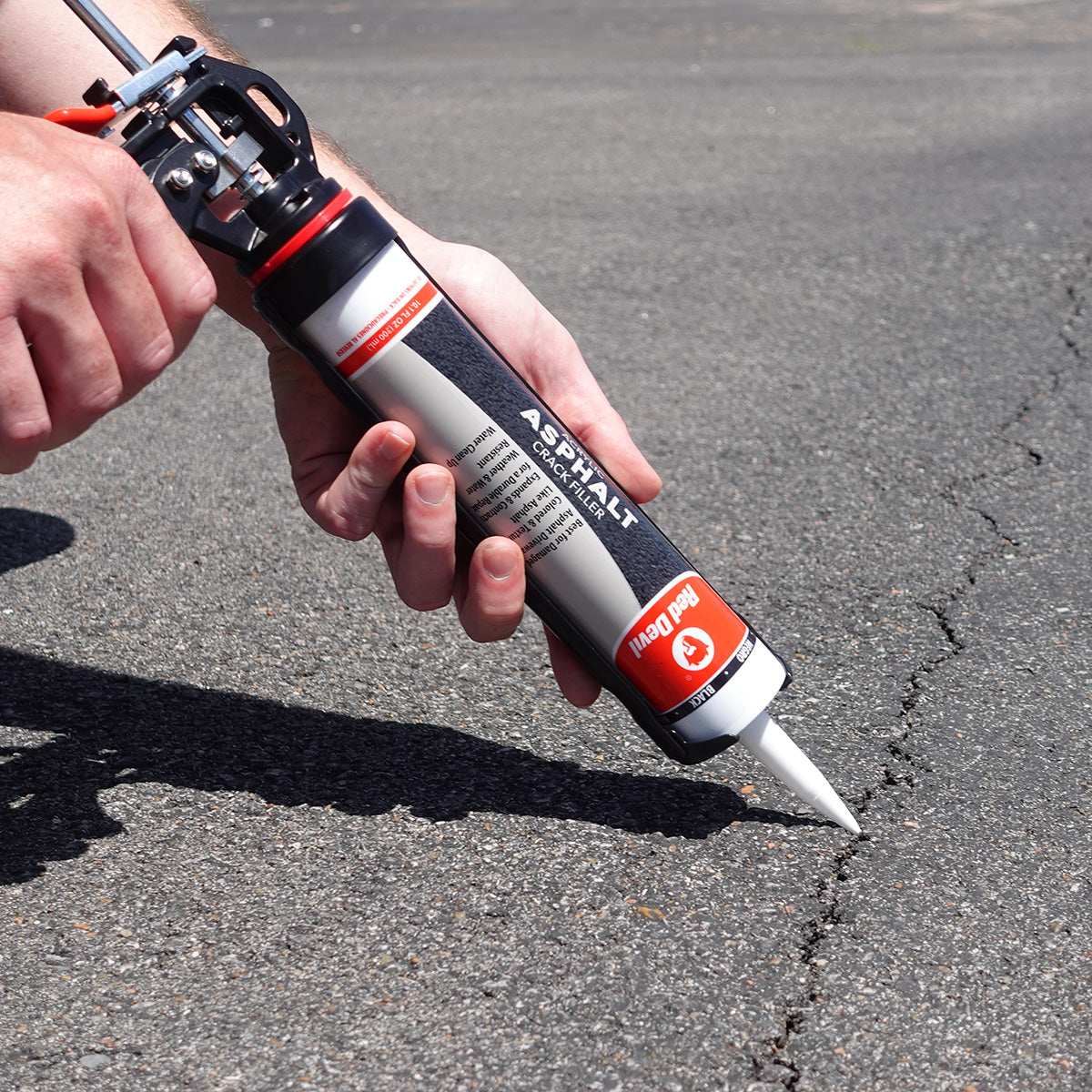 Red Devil Asphalt Crack Filler -Repair Cracks in Driveways, Games Courts & More