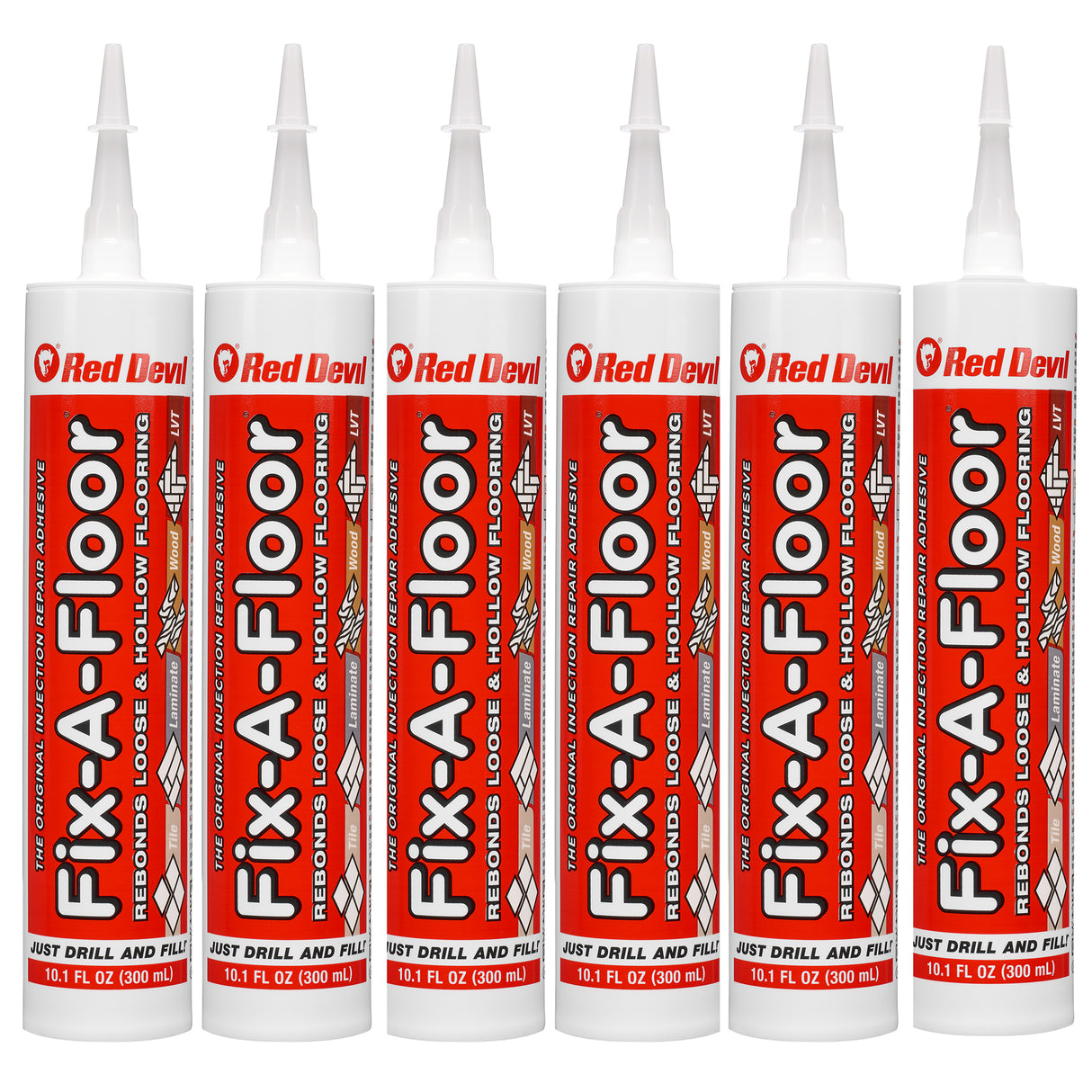 6 x Hollow Tile Tube