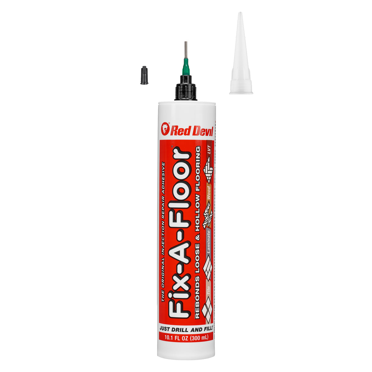 Fix-A-Floor Extra Strength Bonding Adhesive with All-in-One Micro Precision Injector Kit