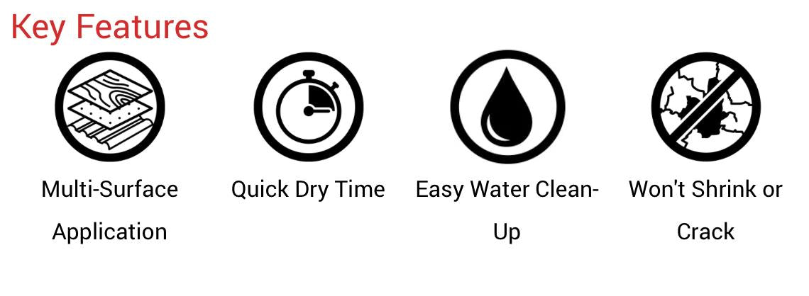 Red Devil Flooring Repair Filler. Repair Chips & Seams in Wood, Laminate, LVT & Tile - Dark Wood