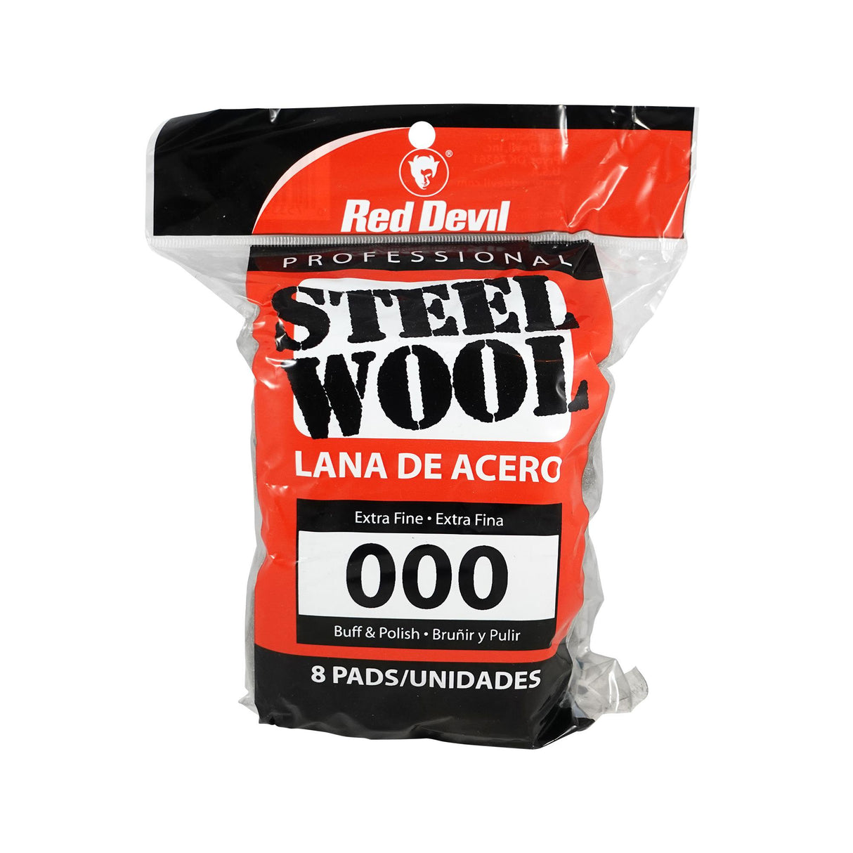 Red Devil Steel Wool-Extra Fine #000 8 Pack