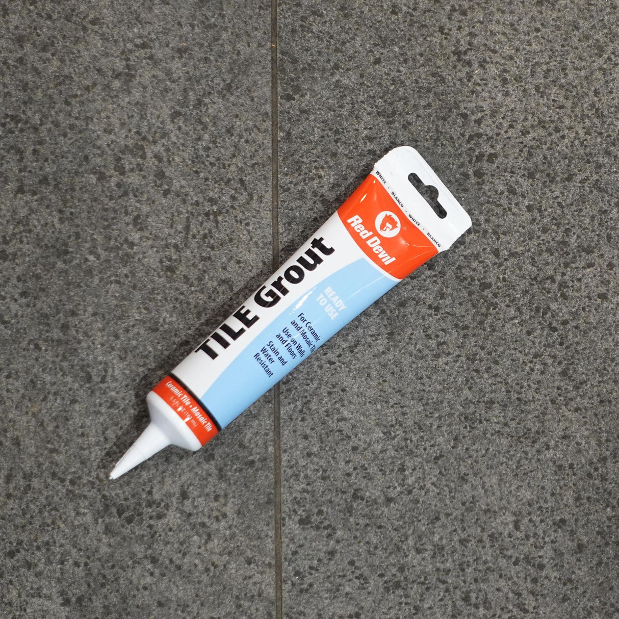 Red Devil Tile Grout In A Tube 5.5 FL. OZ. Squeeze Tube White