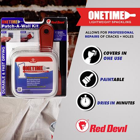Red Devil ONETIME® Patch-A-Wall® Kit 1/2 Pint
