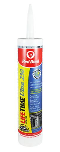 Red Devil Lifetime® Ultra 230 Premium Elastomeric Acrylic Latex Sealant 10.1 FL. OZ. Cartridge - Grey