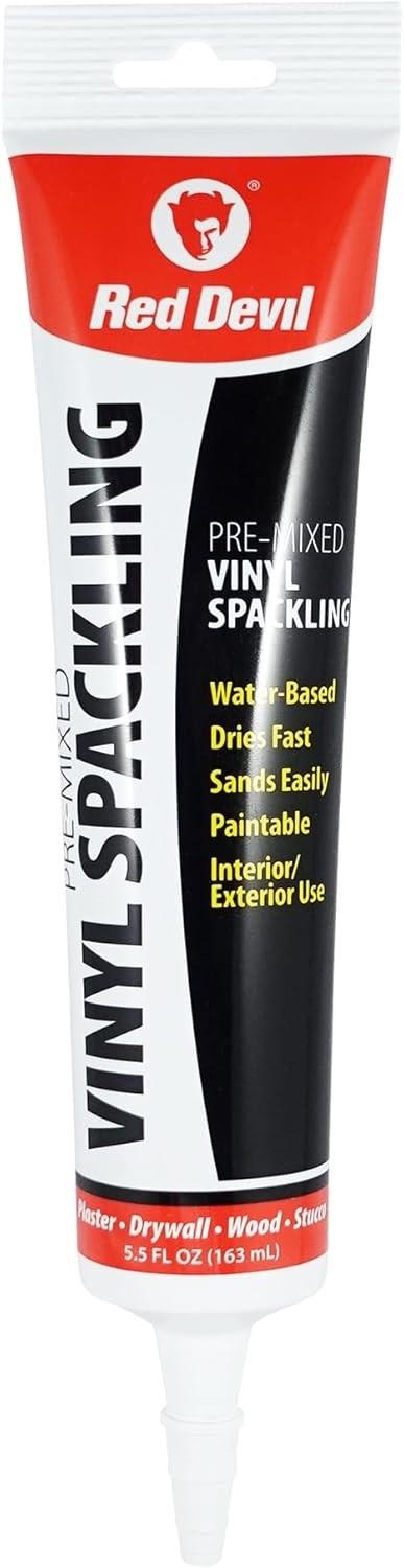 Pre-Mixed Vinyl Spackling 5.5 FL. OZ. Squeeze Tube