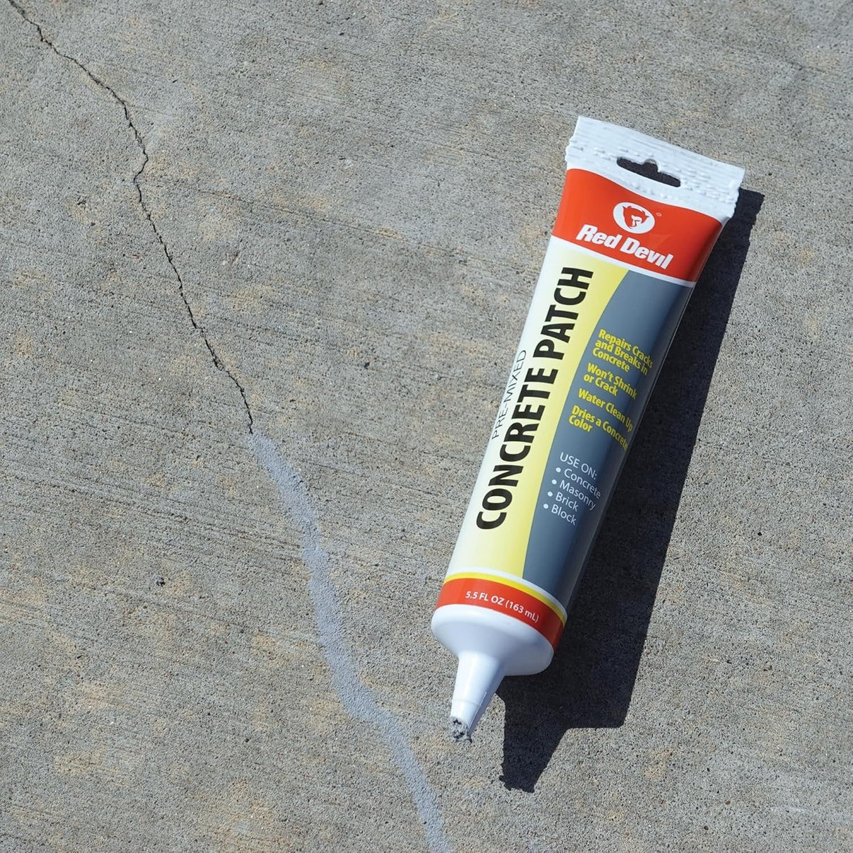 Red Devil Pre-Mixed Concrete Patch 5.5 FL. OZ. Squeeze Tube