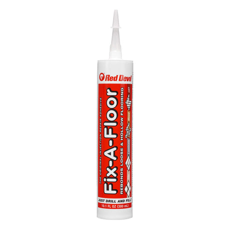 Fix-A-Floor Extra Strength Bonding Adhesive 300ml tube used for repairing loose and hollow floor or wall tiles. All in one laminate flooring repair kit