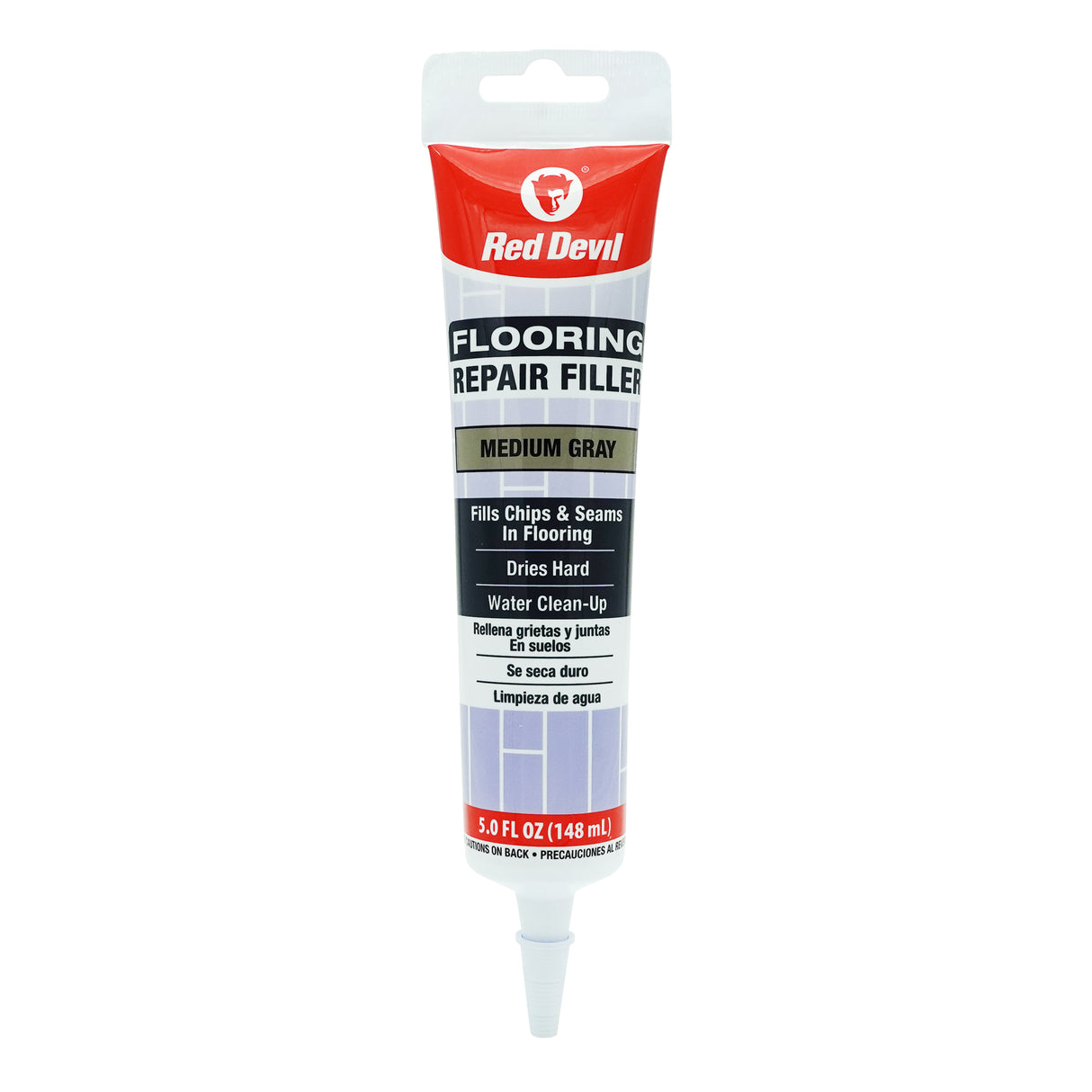 Red Devil Flooring Repair Filler 5 fl. oz Squeeze Tube Medium Gray