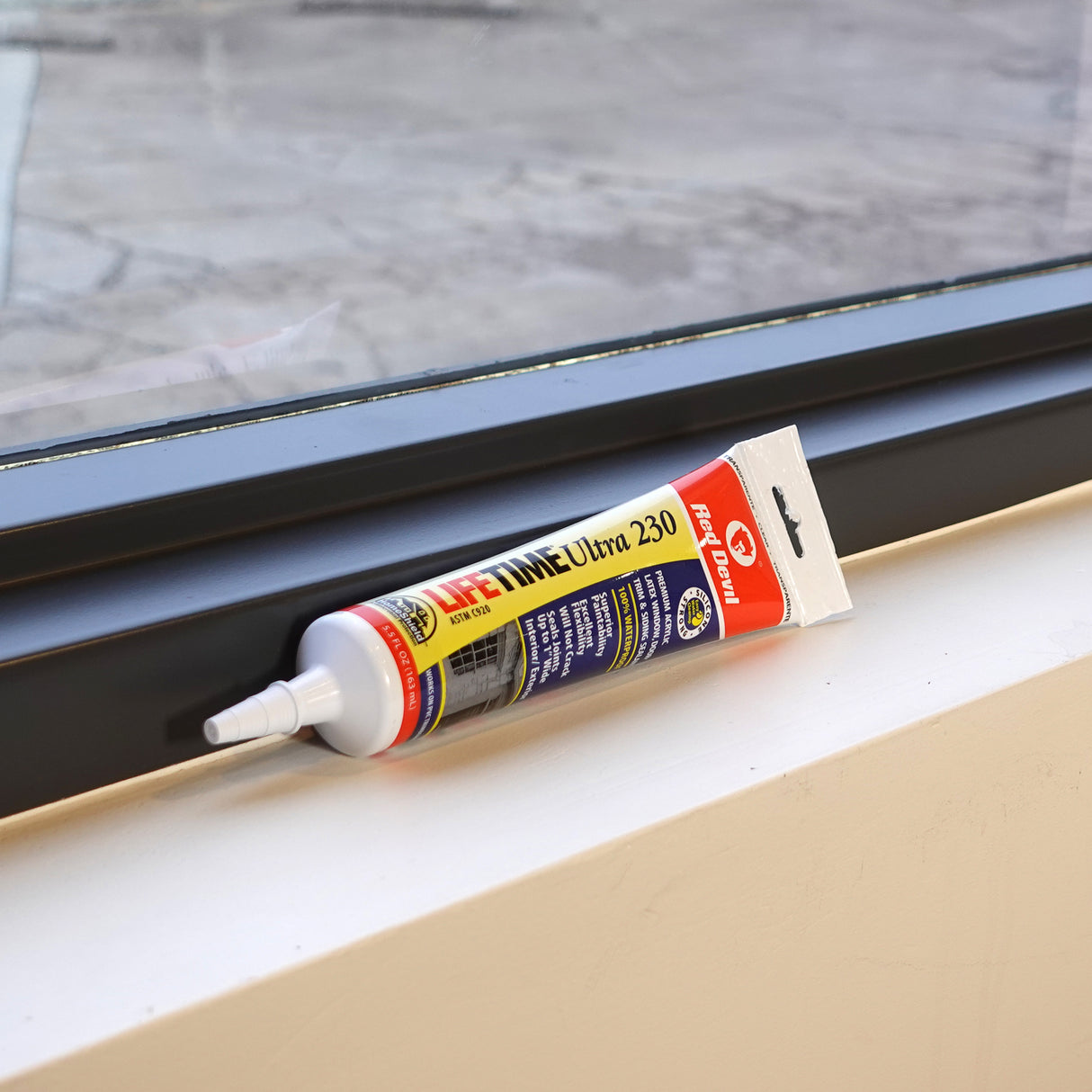 Red Devil Lifetime® Ultra 230 Premium Elastomeric Acrylic Latex Sealant  5.5 FL. OZ. Squeeze Tube - Clear