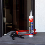 Red Devil Silicone Ultra Premium 100% Silicone Sealant 10.1 FL. OZ. - Brown