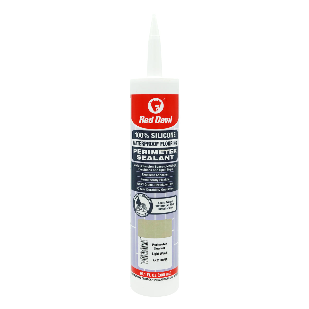 100% Silicone Perimeter Sealant 10.1 fl. oz Cartridge Light Wood