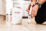 Fix-A-Floor 3 Litre Tub With 3 x 60ml Syringe applicator Kits -  Extra Strength Bonding Adhesive for Loose and Hollow Tiles
