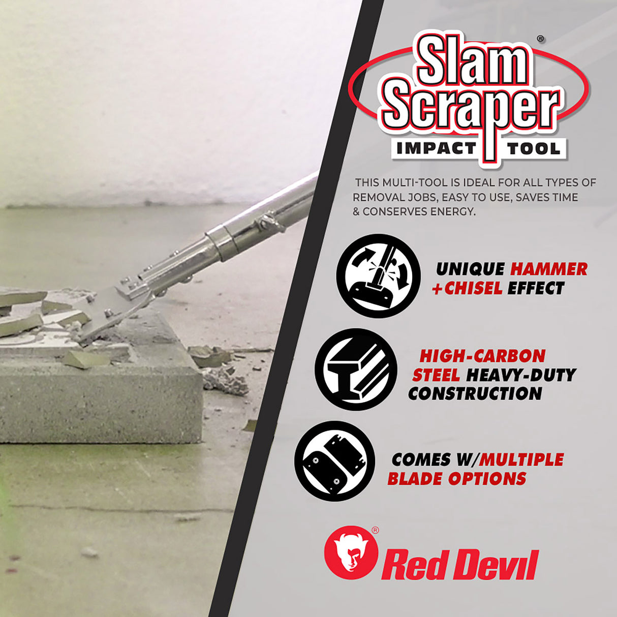 Red Devil Slamscraper® Impact Tool 5' 3' (160 cm)
