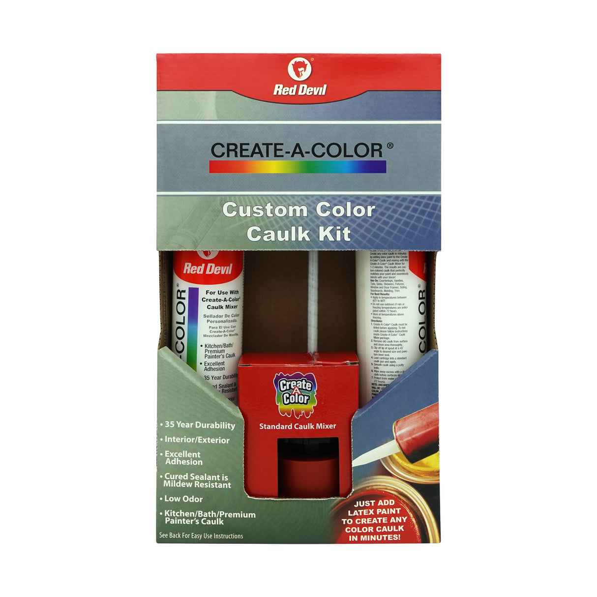Red Devil Create-A-Color® Caulk Coloring Kit 9.4 FL. OZ. Cartridge