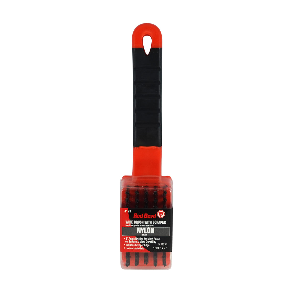Mini Stripping Brush to remove paint grime scale.