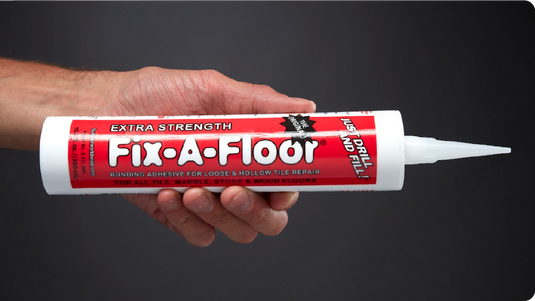 easy way to repair loose or hollow floor tiles