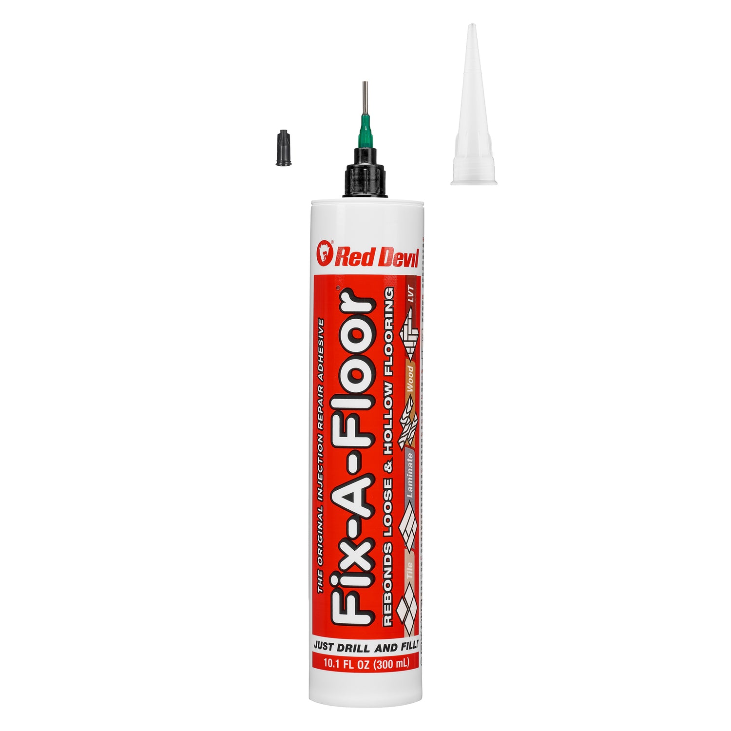 Fix-A-Floor Extra Strength Bonding Adhesive with All-in-One Micro Precision Injector Kit