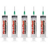 Fix-A-Floor 60ml Syringe Kit with flat stainless steel needles, Plastic applicator & Sealing Caps - Ideal for areas with Thin grout-lines (Adhesive Not Included)