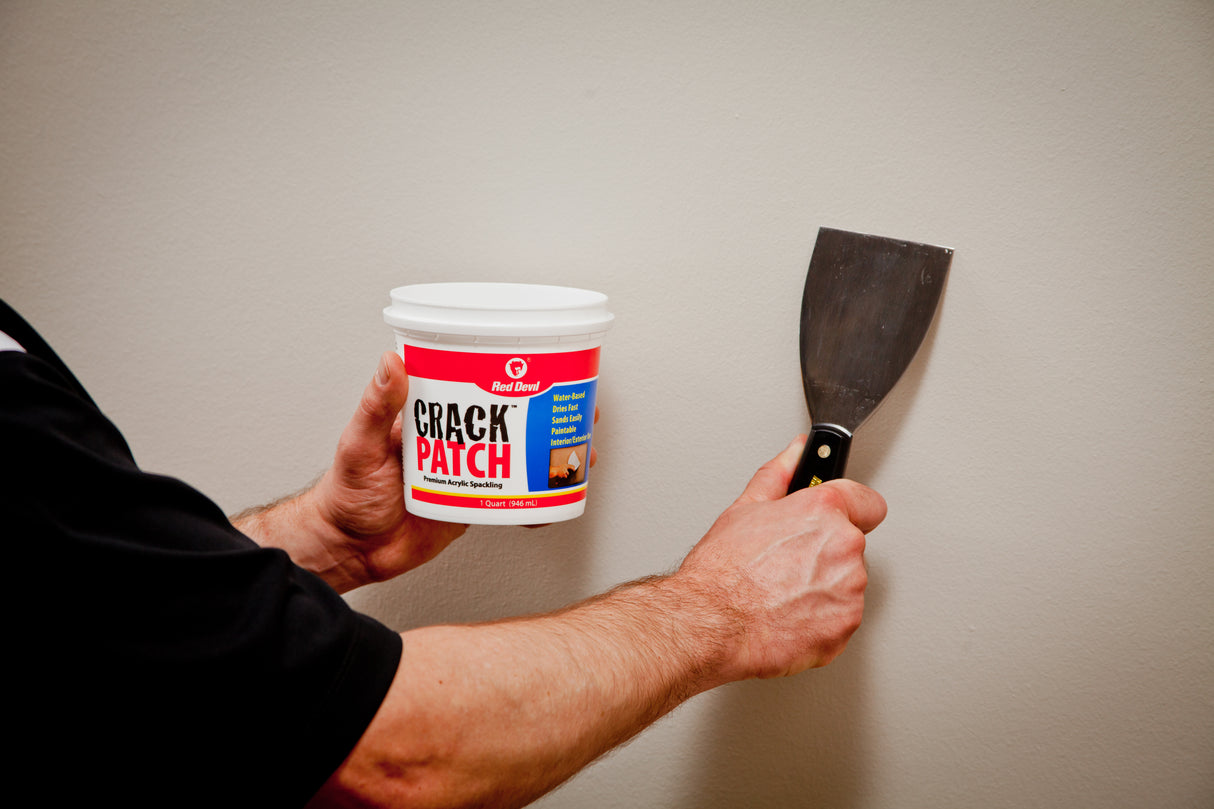 Red Devil Crack Patch™ Premium Acrylic Spackling - 1 Quart Tub (946ml)