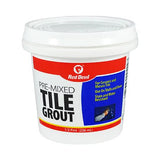 Red Devil Tile Grout 1/2 Pint Tub 1/2 Pint Tub White