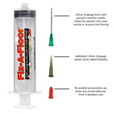 Fix-A-Floor 3.8 Litre Gallon Tub With 3 x 60ml Syringe applicator Kits -  Extra Strength Bonding Adhesive for Loose and Hollow Tiles