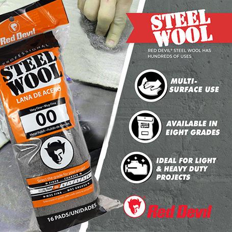 Red Devil Steel Wool-Very Fine #00