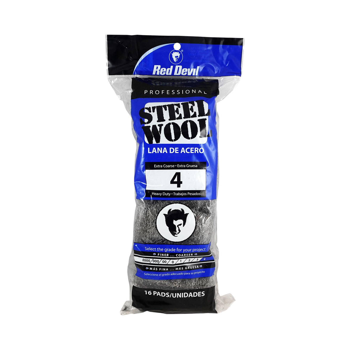 Steel Wool Extra Coarse #4 16 Pack