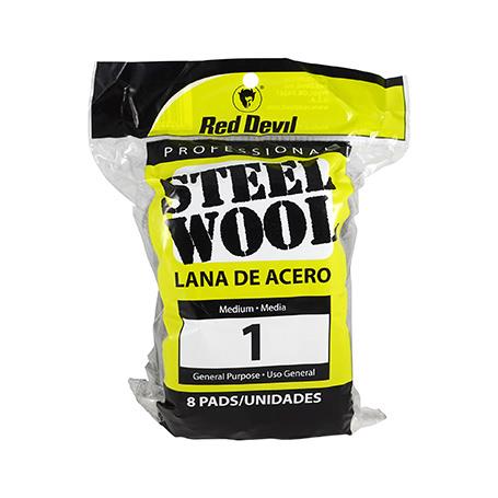 Steel Wool Medium #1 8 Pack