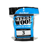 Red Devil Steel Wool-Coarse #3 8 Pack