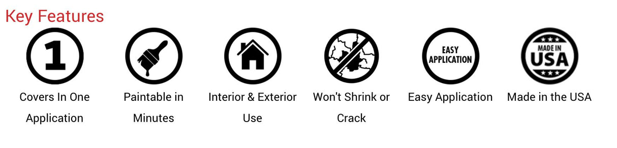 Red Devil ONETIME® Patch-A-Wall® Kit 1/2 Pint