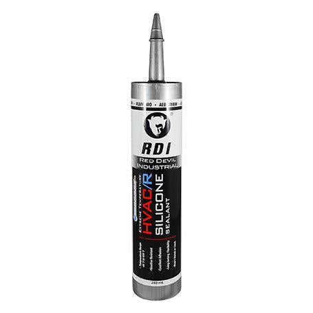 Red Devil Extreme Temperature HVAC/R Silicone Sealant 10.1 Fl. Oz. Cartridge Aluminum