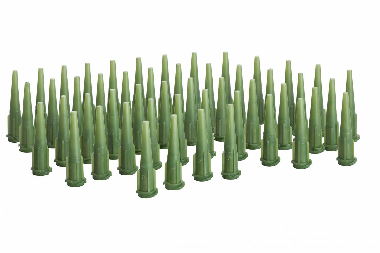 Fix-A-Floor - Pack of 50 - 14 Gauge Luer Lock Plastic Flexible Nozzles
