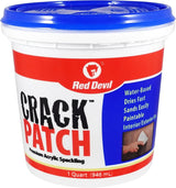 Red Devil Crack Patch™ Premium Acrylic Spackling - 1 Quart Tub (946ml)