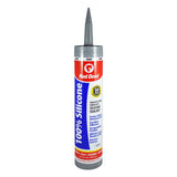 Red Devil 100% superior quality Silicone Sealant 9.8 FL. OZ.Cartridge - Grey
