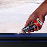 Red Devil Silicone Ultra Premium 100% Silicone sealant 2.8 FL. OZ. Squeeze Tube  - Clear
