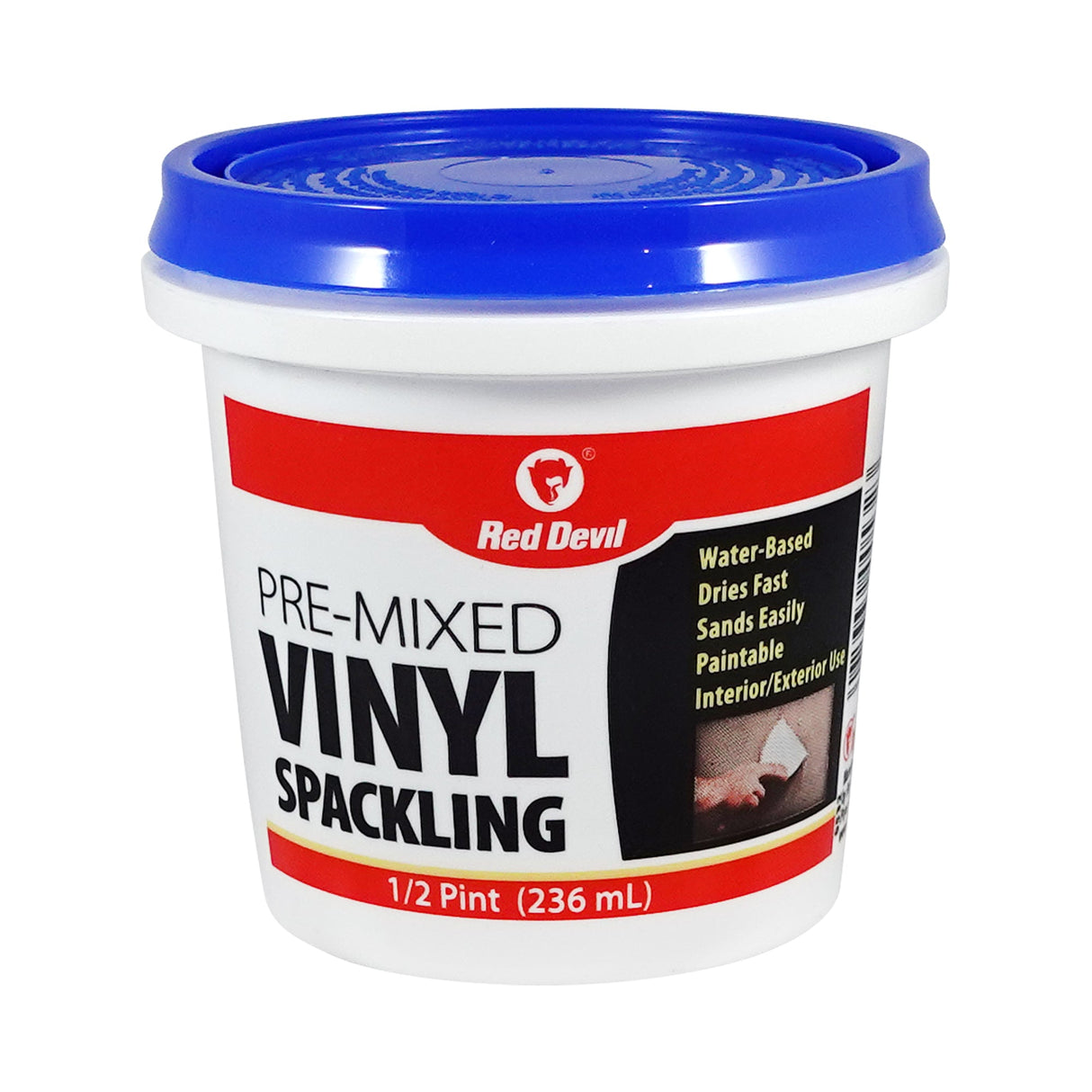 Red Devil Pre-Mixed Vinyl Spackling 1/2 Pint Tub (236ml)