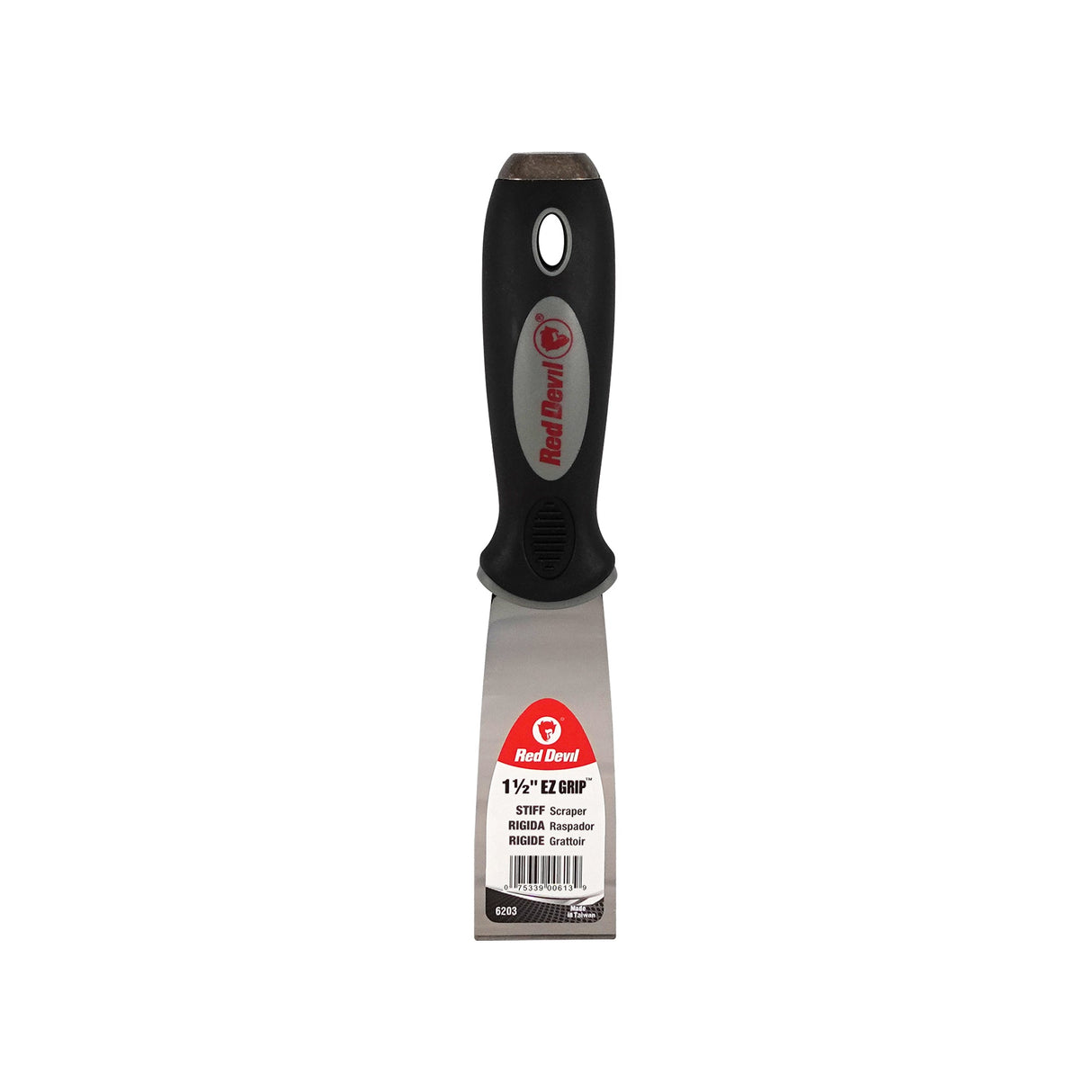 Red Devil EZ Grip™ Stiff Blade Putty Knife 1.5" (3.8 cm)