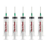 Pack of 5 Fix-A-Floor 60ml Syringe Kit with flat stainless steel needles, Plastic applicator & Sealing Caps