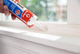 Red Devil Window & Door Siliconised Acrylic Caulk 10.1 FL. OZ. Cartridge White