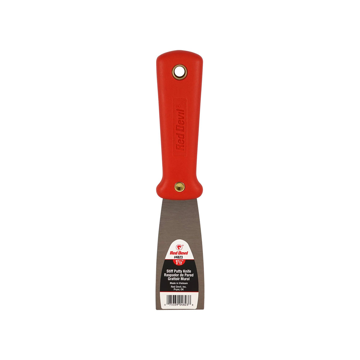Red Devil DIY Stiff Blade Putty Knife 1.5" (3.8 cm)
