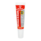 Red Devil Kitchen & Bath Low-Odor Silicone Sealant 2.8 FL. OZ. Squeeze Tube White