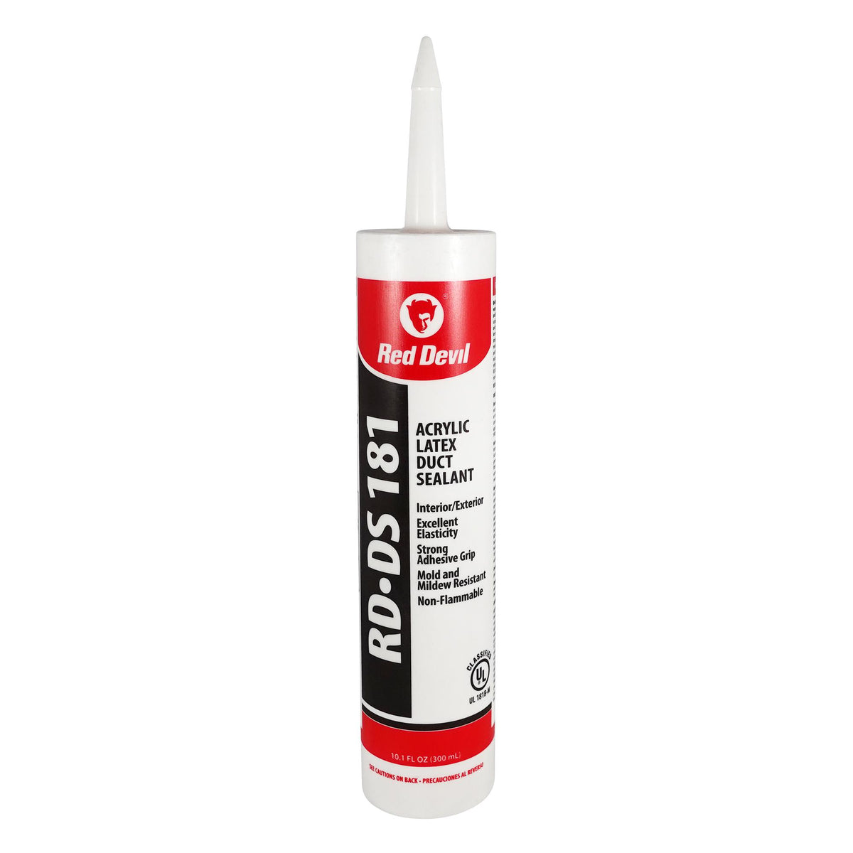 Red Devil RD•DS 181 Acrlyc Latex Duct Sealant 10.1 Fl. Oz. Cartridge Grey