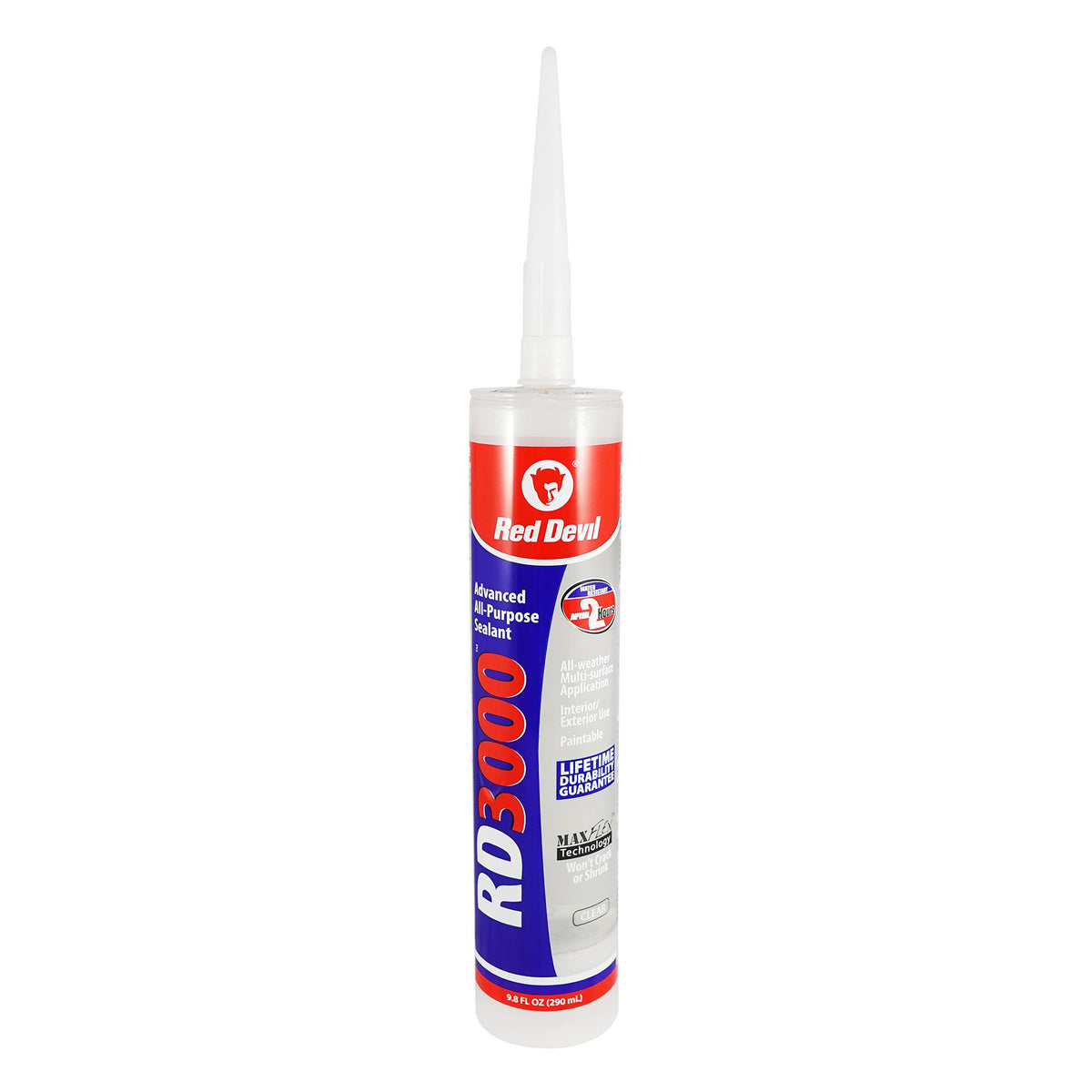 Red Devil RD3000™ All Purpose Sealant 9.8 FL. Oz. Cartridge Clear