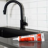 Red Devil Duraguard Kitchen & Bath Siliconized Acrylic Caulk - White