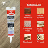 Red Devil Flooring Repair Filler. Repair Chips & Seams in Wood, Laminate, LVT & Tile - Light Wood