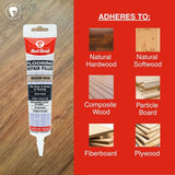 Red Devil Flooring Repair Filler. Repair Chips & Seams in Wood, Laminate, LVT & Tile - Medium Wood