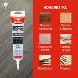 Red Devil Flooring Repair Filler. Repair Chips & Seams in Wood, Laminate, LVT & Tile - Dark Grey